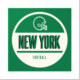 New York retro football Posters and Art